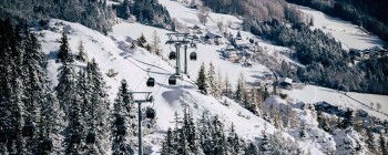 Kreuzjochbahn 6er Gondelbahn von der Talstation bis zur Bergstation Kreuzjoch