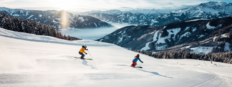 Das Skigebiet bietet eine vielfältige Auswahl an Pisten.