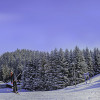 Panorama Skihang Skilift Stützengrün