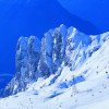 Am Rande des Triglav Nationalparks in den Julischen Alpen befindet sich der slowenische Teil des Skigebiets.