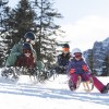 Vier Rodelbahnen machen das Skigebiet zu einem Paradies für Schlittenfahrer.
