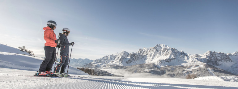 Im Skigebiet 3 Zinnen stehen dir mehr als 100 Pistenkilometer zur Verfügung.