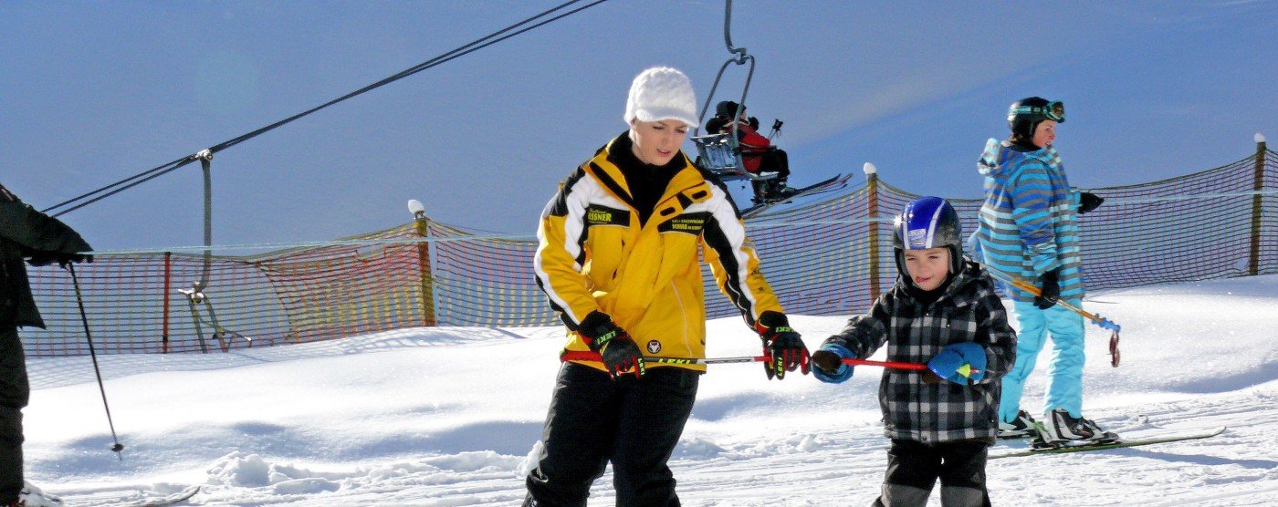 Die Familienabfahrt (2) sollten sich Besucher des Skigebietes nicht entgehen lassen