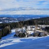 Die 2000m lange Silberkrugabfahrt führt am malerischen Örtchen Hoch St. Paul vorbei und bietet ein traumhaftes Panorama bis in die Steiermark.