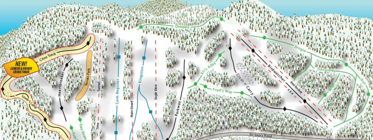 Pistenplan Sir Sam&#39;s Ski Area