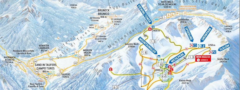 Pistenplan Speikboden (Skiworld Ahrntal)