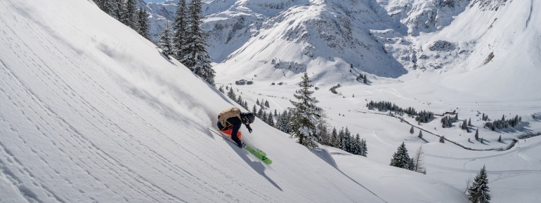 Über 7 Kilometer an Skirouten erwarten Freerider in Sportgastein.