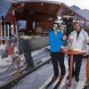 Auf 2147 Metern Höhe kann man im el paradiso Ski-In Imbiss eine kleine Verpflegungspause einlegen, ohne die Ski abschnallen zu müssen.