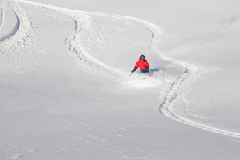 Skigebiet Steinplatte Winklmoosalm mit schneesicherer Sonnenplateau-Lage