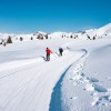 Abseits der Piste kann man sich auch auf zahlreichen Langlaufloipen austoben.