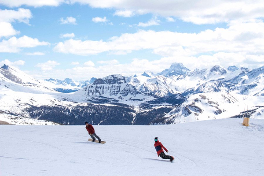 Die traumhaften Skigebiete mit besten Schneeverhältnissen im Banff National Park sind immer einen Besuch wert.
