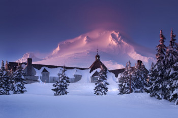Mt. Hood ist der höchste Berg Oregons.