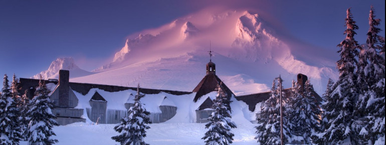 Mt. Hood ist der höchste Berg Oregons.