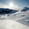 Blick über den Snowpark auf der Turracher Höhe.