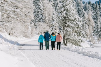 Garantiert weiß: Winterwanderung durchs Schnee-Paradies auf der Turracher Höhe.