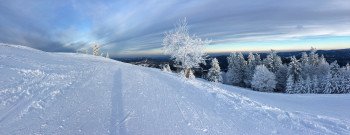 Insgesamt 16 Pistenkilometer warten auf Anfänger und geübte Fahrer im Skigebiet Unterberg in Niederösterreich.