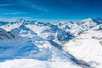 In Val d&#39;Isere kannst du herrliche Aussichten genießen.