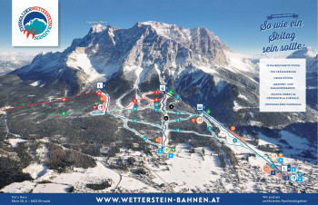 Pistenplan Ehrwalder Wettersteinbahnen