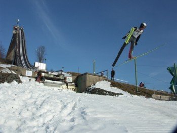 Die Mühlenkopfschanze ist aus dem Weltcup bekannt.