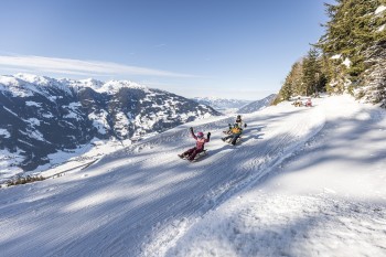 Rodelvergnügen am Gerlosstein