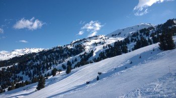 Schön zum Carven: Die Pisten zwischen Rosenalm und Karspitz!