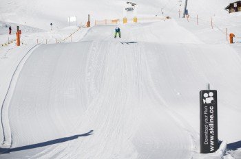 Speed Check Strecke in Königsleiten/Gipfelbahn