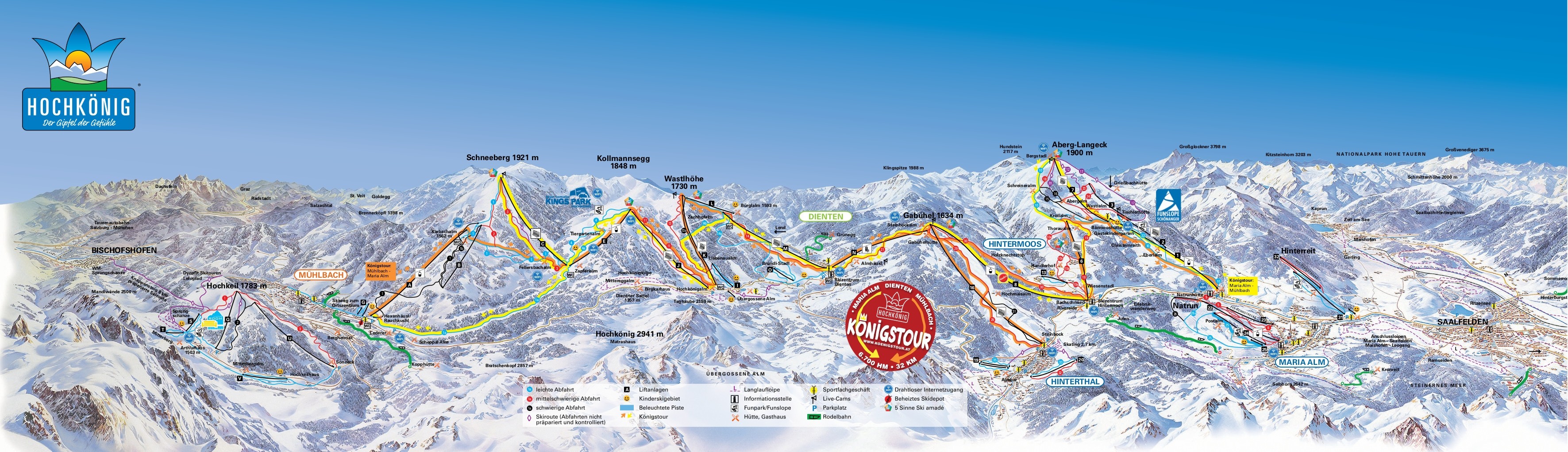 Maria Alm Austria Map