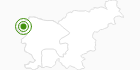 Langlaufgebiet Bovec Kanin im Soca Tal: Position auf der Karte