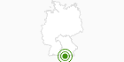 Langlaufgebiet Garmisch-Partenkirchen Oberbayern - Bayerische Alpen: Position auf der Karte