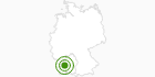 Langlaufgebiet Baiersbronn im Schwarzwald: Position auf der Karte