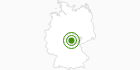Langlaufgebiet Oberhof im Thüringer Wald: Position auf der Karte