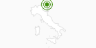Langlaufgebiet Cortina d'Ampezzo in Belluno: Position auf der Karte