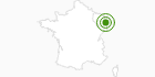 Langlaufgebiet Champ du Feu in den Vogesen: Position auf der Karte