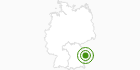 Langlaufgebiet Frauenau Bayerischer Wald: Position auf der Karte