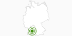 Langlaufgebiet Genkingen - Sonnenbühl Schwäbische Alb: Position auf der Karte