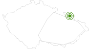 Langlaufgebiet Zlate Hory Altvatergebirge: Position auf der Karte