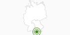 Langlaufgebiet Zugspitzdorf Grainau Oberbayern - Bayerische Alpen: Position auf der Karte