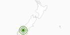 Langlaufgebiet Snow Farm New Zealand in Zentral-Otago: Position auf der Karte