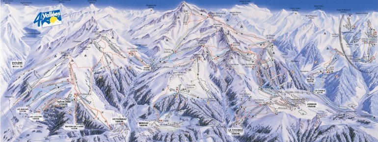 Trail Map 4 Vallees