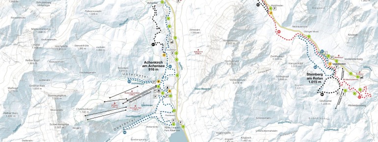 Trail Map Achenkirch