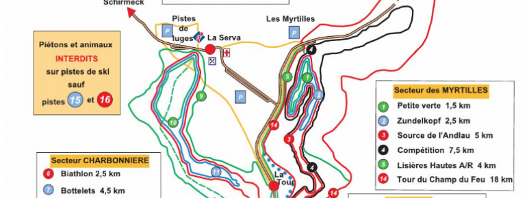 Trail Map Champ du Feu