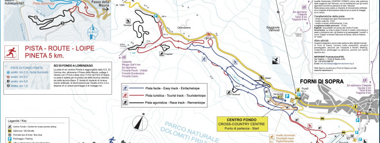 Trail Map Forni di Sopra