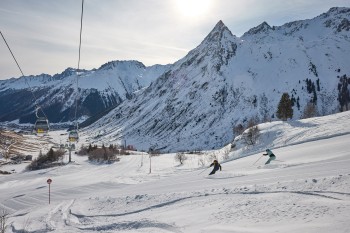 Skifahren im Silvapark Galtür