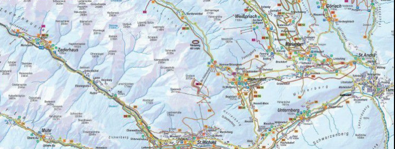Trail Map Grosseck Speiereck