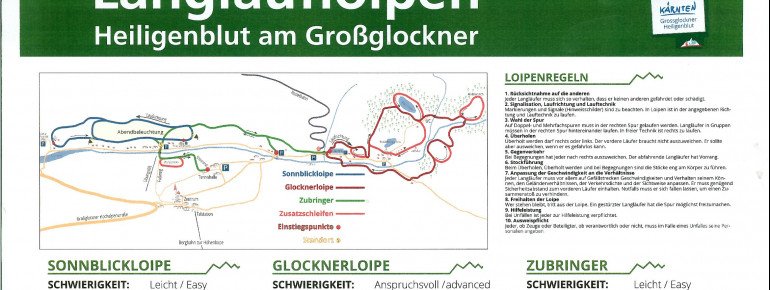 Trail Map Heiligenblut Grossglockner