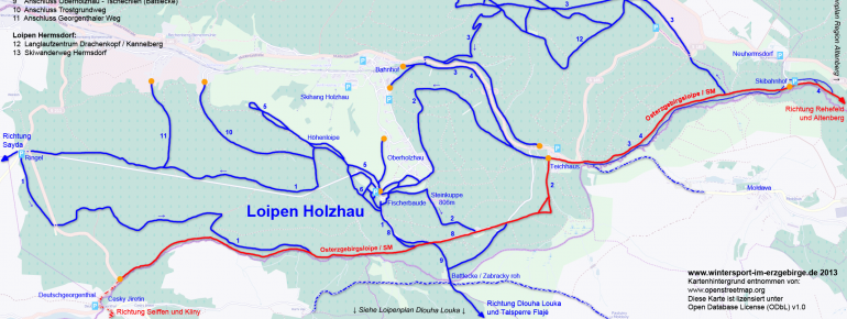 Trail Map Holzhau