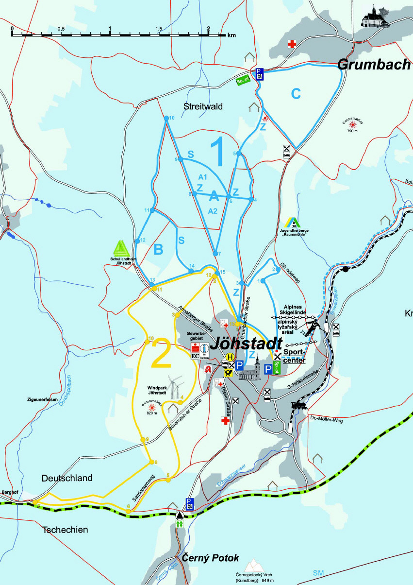 Loipenplan Jöhstadt