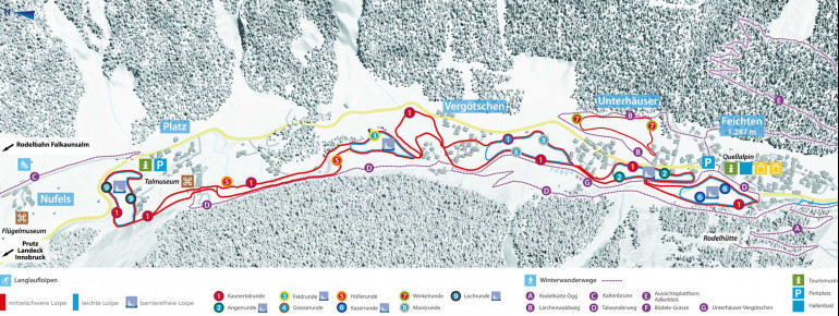 Trail Map Kaunertaler Gletscher