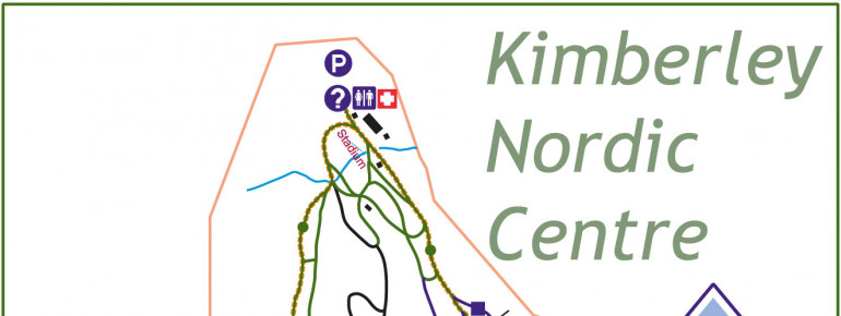 Loipenplan vom Kimberly Nordic Club