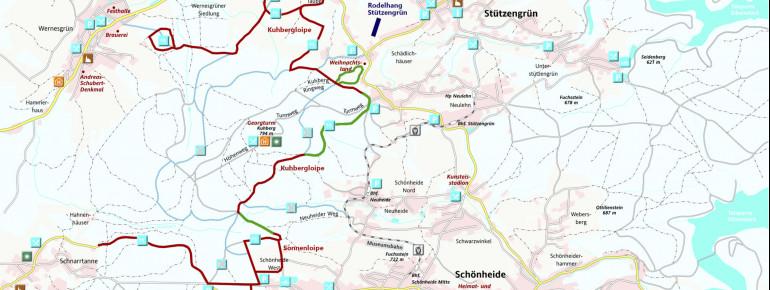 Trail Map Kuhberg Stützengrün